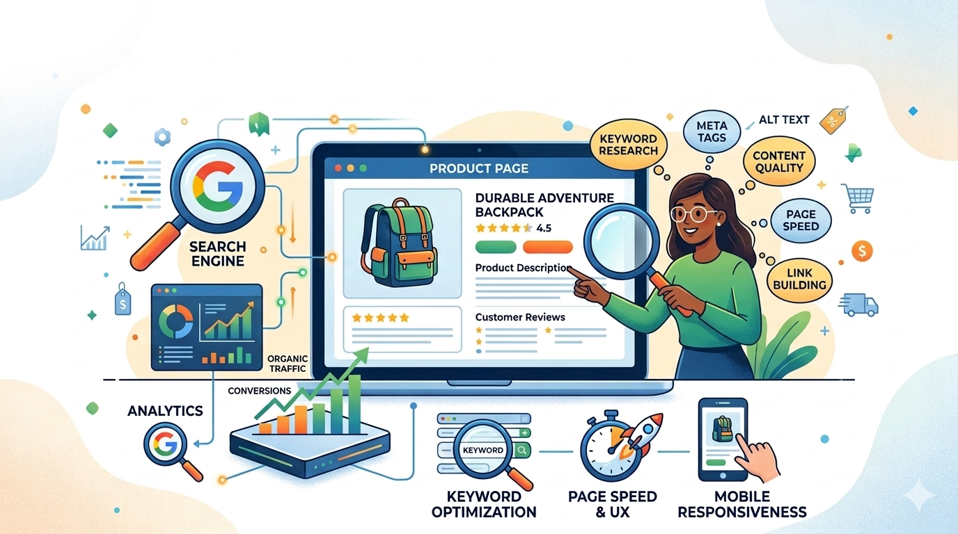 ecommerce product page seo